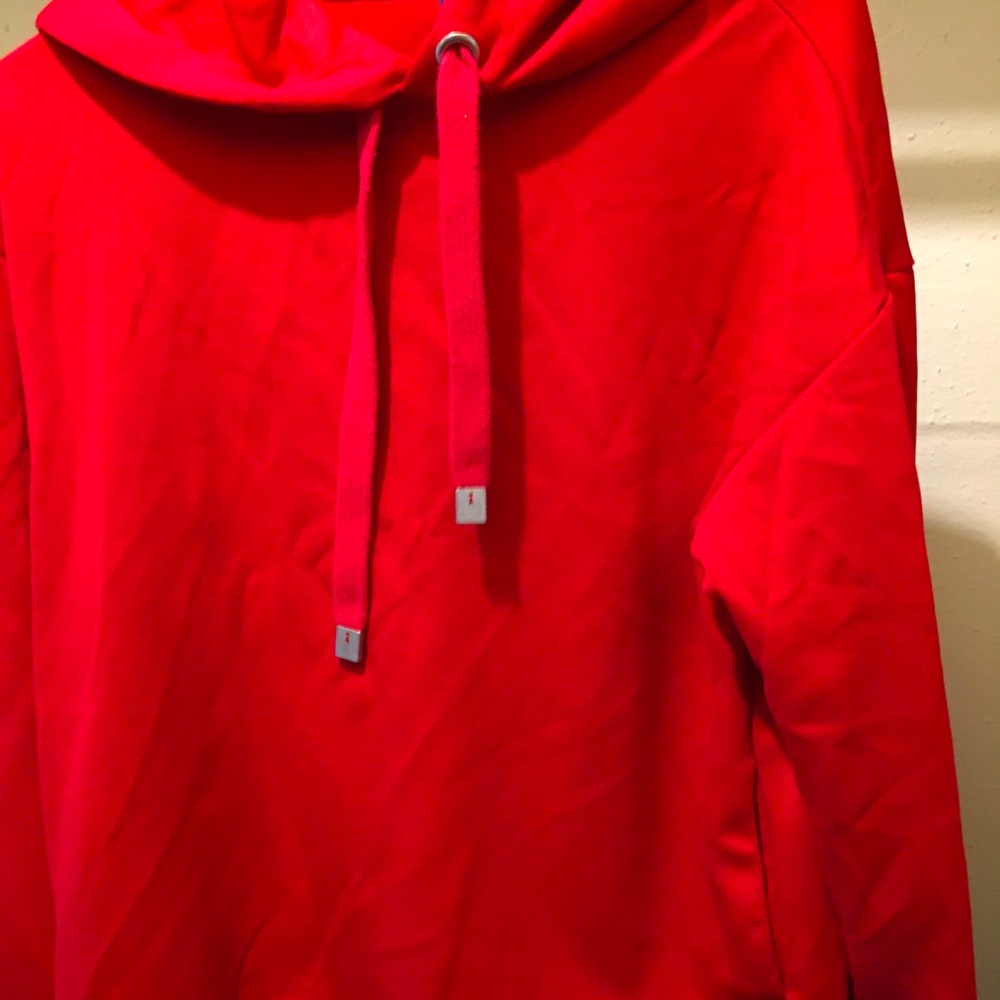 Bold red comfy hoodie!!!